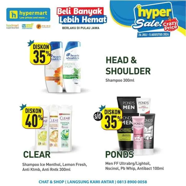 Promo Hypermart Beli Banyak Lebih Hemat Periode 26-31 Juli 2024