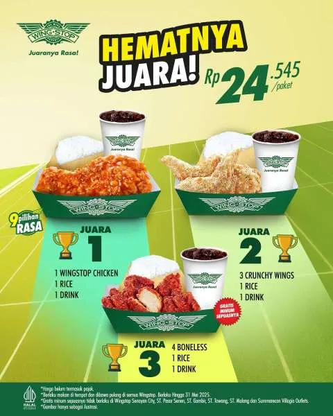 Promo Wingstop Hematnya Juara