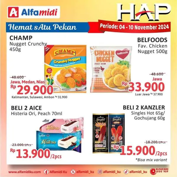 Promo Alfamidi Hemat Satu Pekan Periode 4-10 November 2024