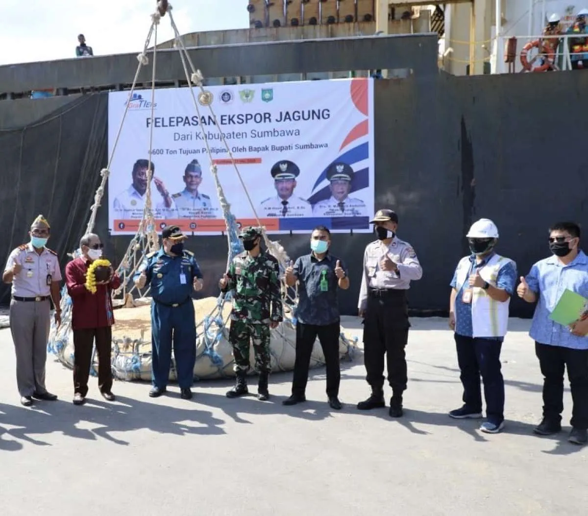 Perusahaan patungan anak usaha Triputra Group ekspor jagung 13.500 ton ke Filipina 