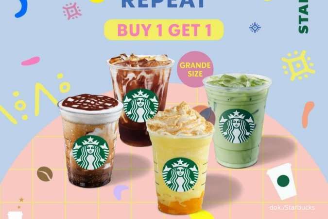 Promo Starbucks Mei 2022, Diskon Harga Bundling Package hingga Buy 1 Get 1 Free