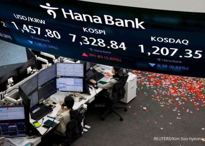 Bursa Korea Selatan Bergerak Mixed Kamis (7/5), Setelah KOSPI Tembus Level 7.500