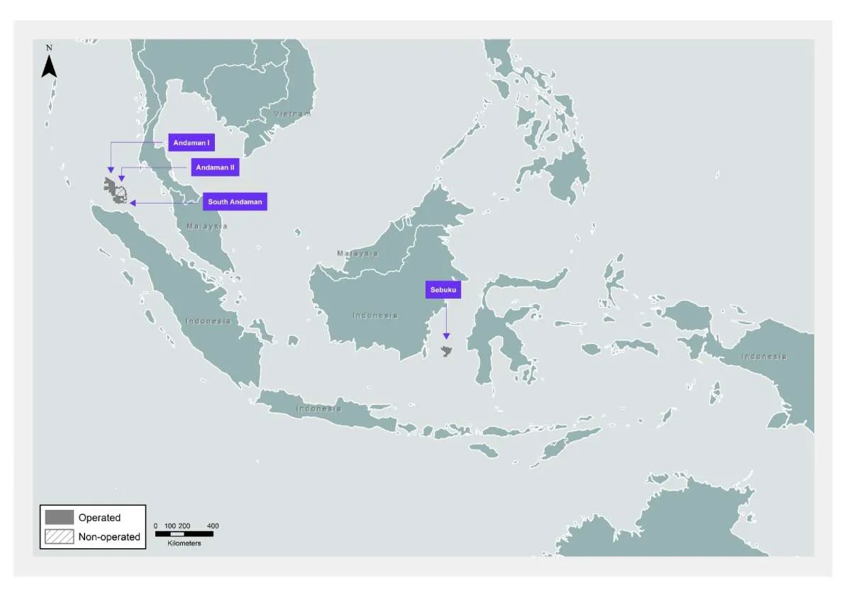 Mubadala Energy Umumkan Temuan Gas Besar di South Andaman
