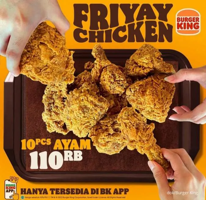 Promo 11.11 Burger King Paket Friyay Chicken