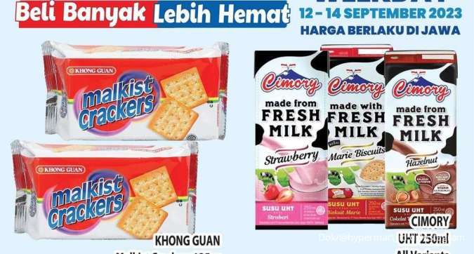 Promo Hypermart Terbaru Rabu 13 September 2023, Promo Beli Banyak Lebih Hemat