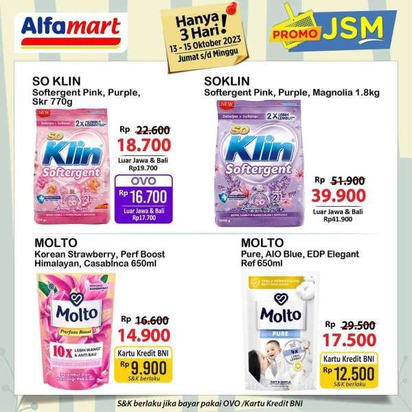 Katalog Promo JSM Alfamart Terbaru 13-15 Oktober 2023