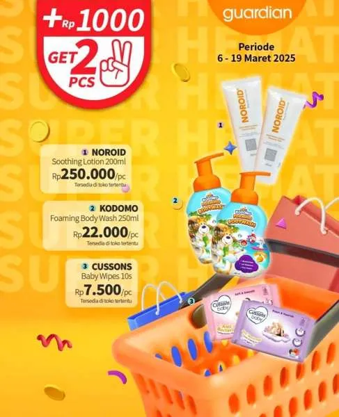 Promo Guardian Super Hemat Periode 6-19 Maret 2025