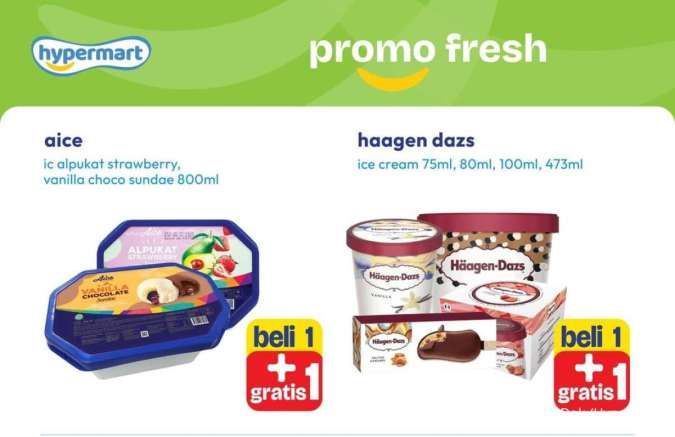 Promo JSM Hypermart 5-8 September 2025, Beli 1 Gratis 1 Es Krim-Bakso Sapi