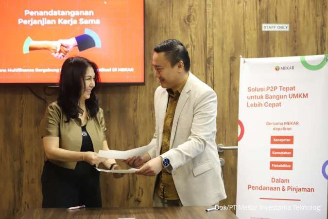 Dorong Pembiayaan UMKM, Mekar Investama Gandeng Ciptadana Multifinance 