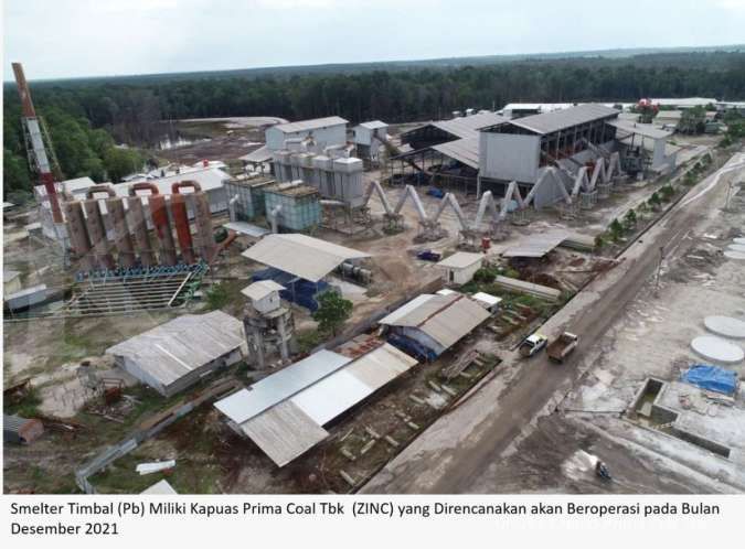 Kapuas Prima Coal (ZINC) bakal operasikan smelter timbal di akhir 2021