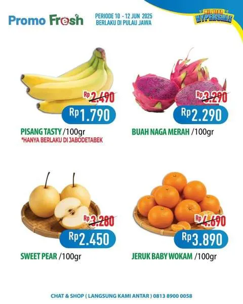 Promo Hypermart Hyper Diskon Weekday Periode 10-12 Juni 2025