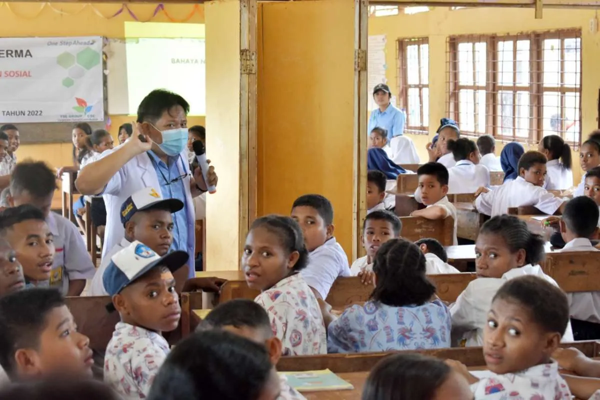 Tingkatkan SDM di Papua, TSE Group Gelar Program Edukasi Sosial
