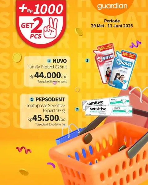 Promo Guardian Super Hemat Periode 29 Mei-11 Juni 2025