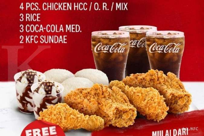 Promo KFC Weekend 29-30 Januari 2022, Paket Smart Family Deals Rp 107.000