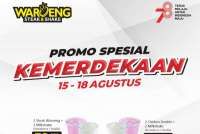 Waroeng Steak Promo Spesial Kemerdekaan 15-18 Agustus, Beli Steak-Milkshake Rp 45.000