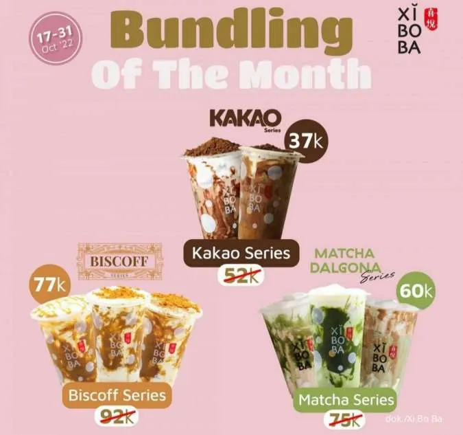 Promo Xiboba Bundling of The Month Oktober 2022