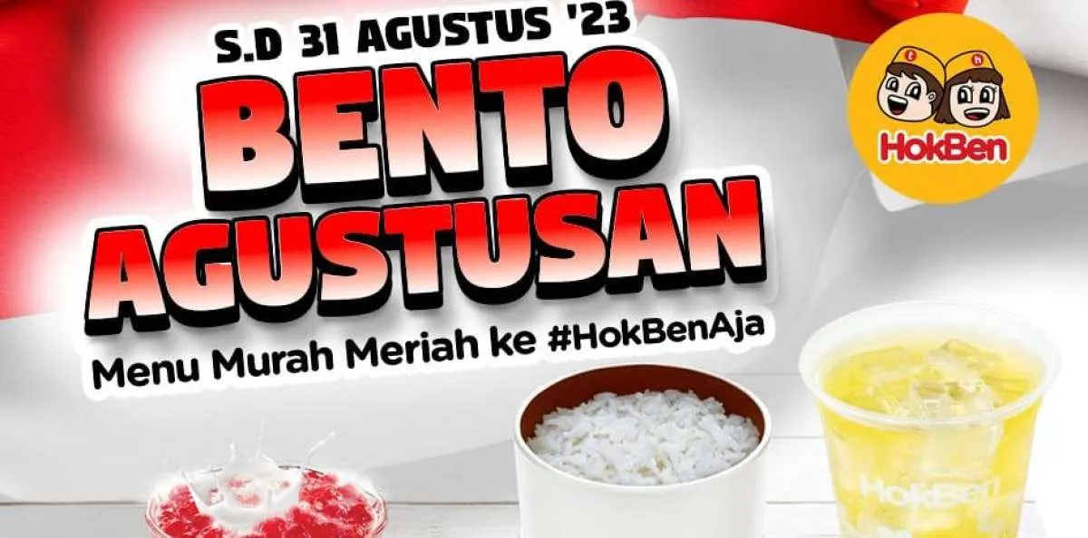 Promo HokBen Bento Merdeka di Agustus 2023, Paket Makan Murah Spesial Agustusan