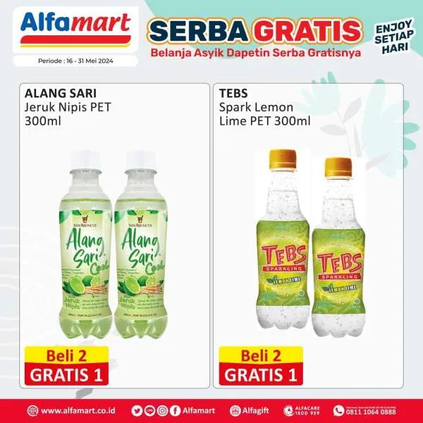 Promo Alfamart Serba Gratis Periode 16-31 Mei 2024