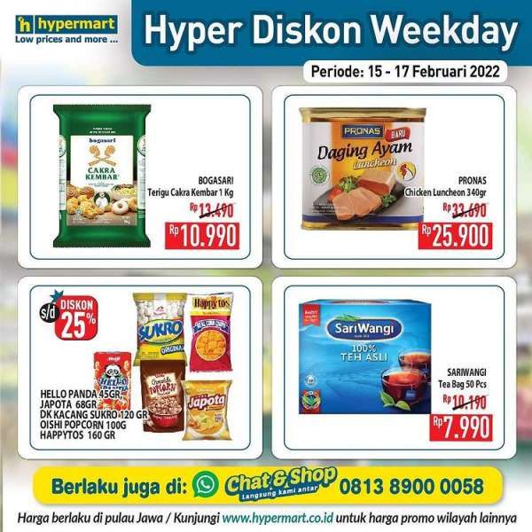 Promo Hypermart 15-17 Februari 2022