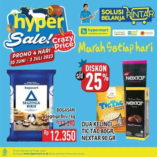Promo Hypermart Hyper Diskon Weekend Periode 30 Juni-3 Juli 2023