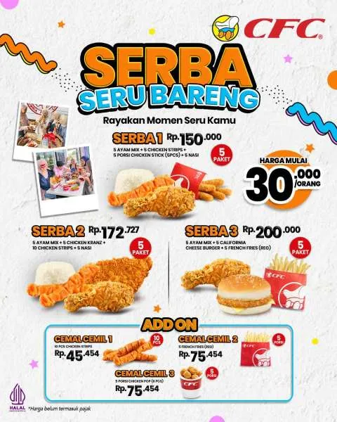 Promo CFC Serba Seru Bareng Hemat