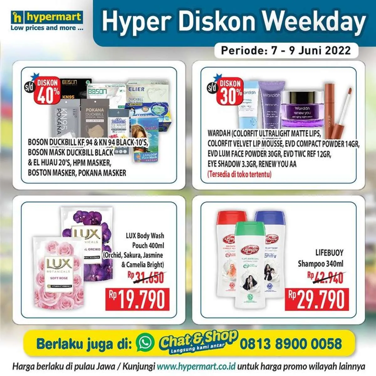 Katalog Promo Hypermart Hyper Diskon Weekday Periode 7-9 Juni 2022