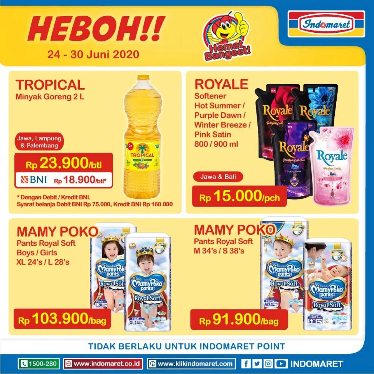 Promo Indomaret Harga Heboh terbaru, 24-30 Juni 2020!