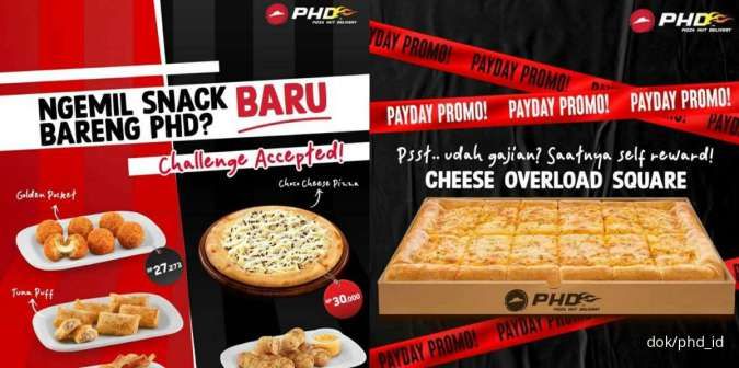 Promo PHD Payday 26-28 Juli 2023, Beli Cheese Overload Square Pizza Harga Spesial