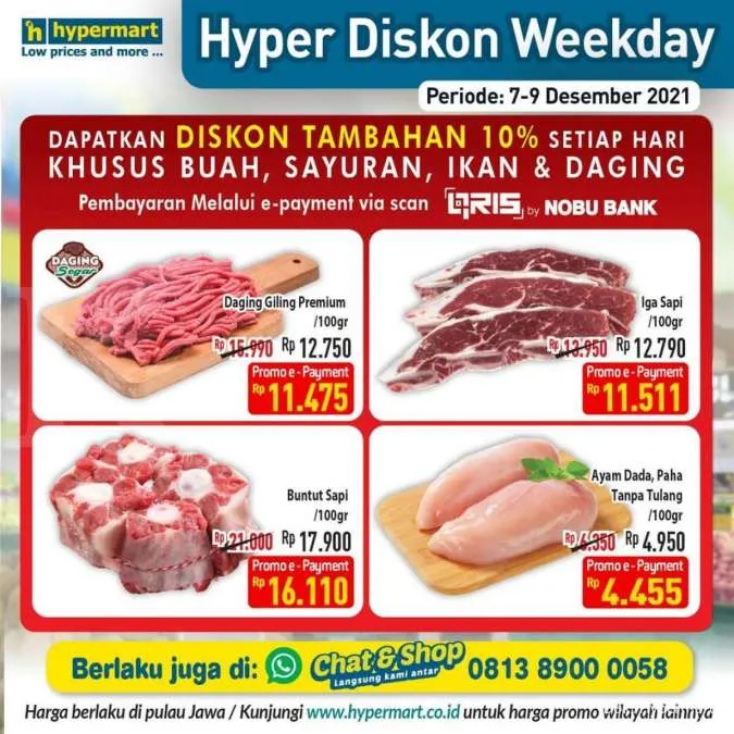 Promo Hypermart Hyper Diskon Weekday 7-9 Desember 2021