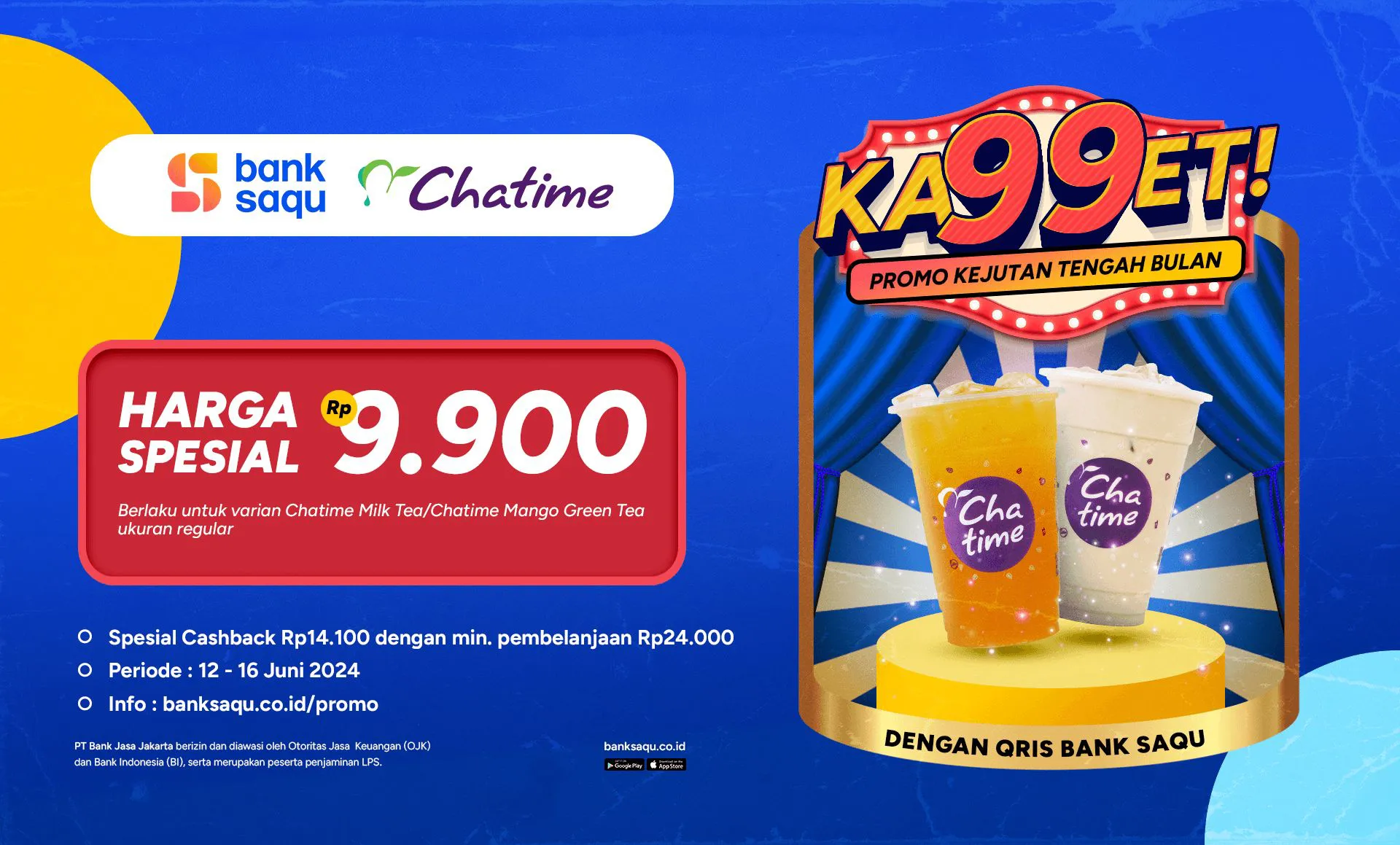 bank saqu x chatime 12-16 juni 2024