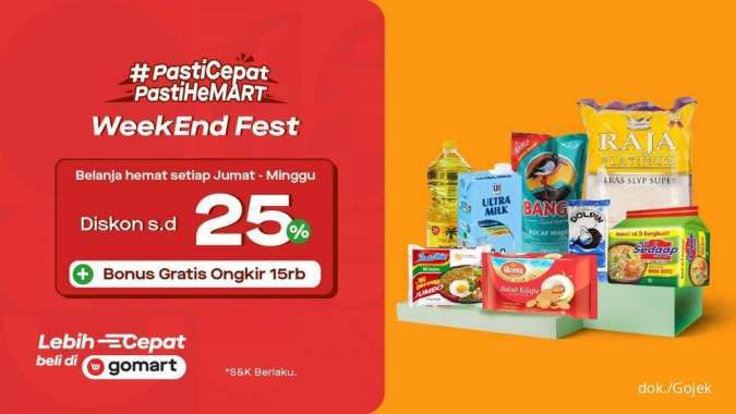 Promo GoMart 1-31 Mei 2022, Ada Gratis Ongkir dan Diskon Belanja Produk Minimarket