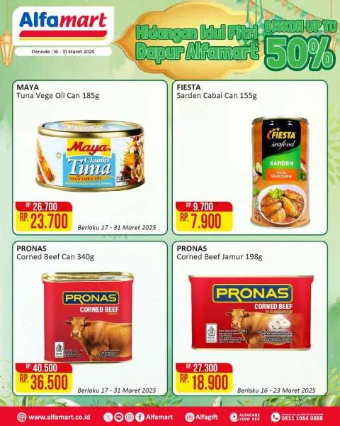 Promo Alfamart Kebutuhan Dapur Periode 16-31 Maret 2025