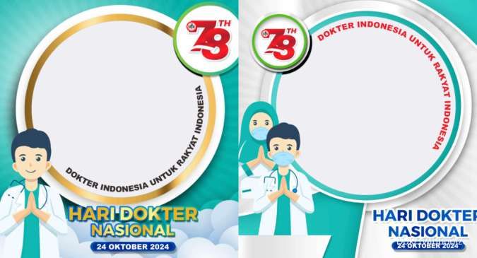 20 Twibbon Hari Dokter Nasional 2024 untuk Disimpan Jadi Foto Profil di Medsos 