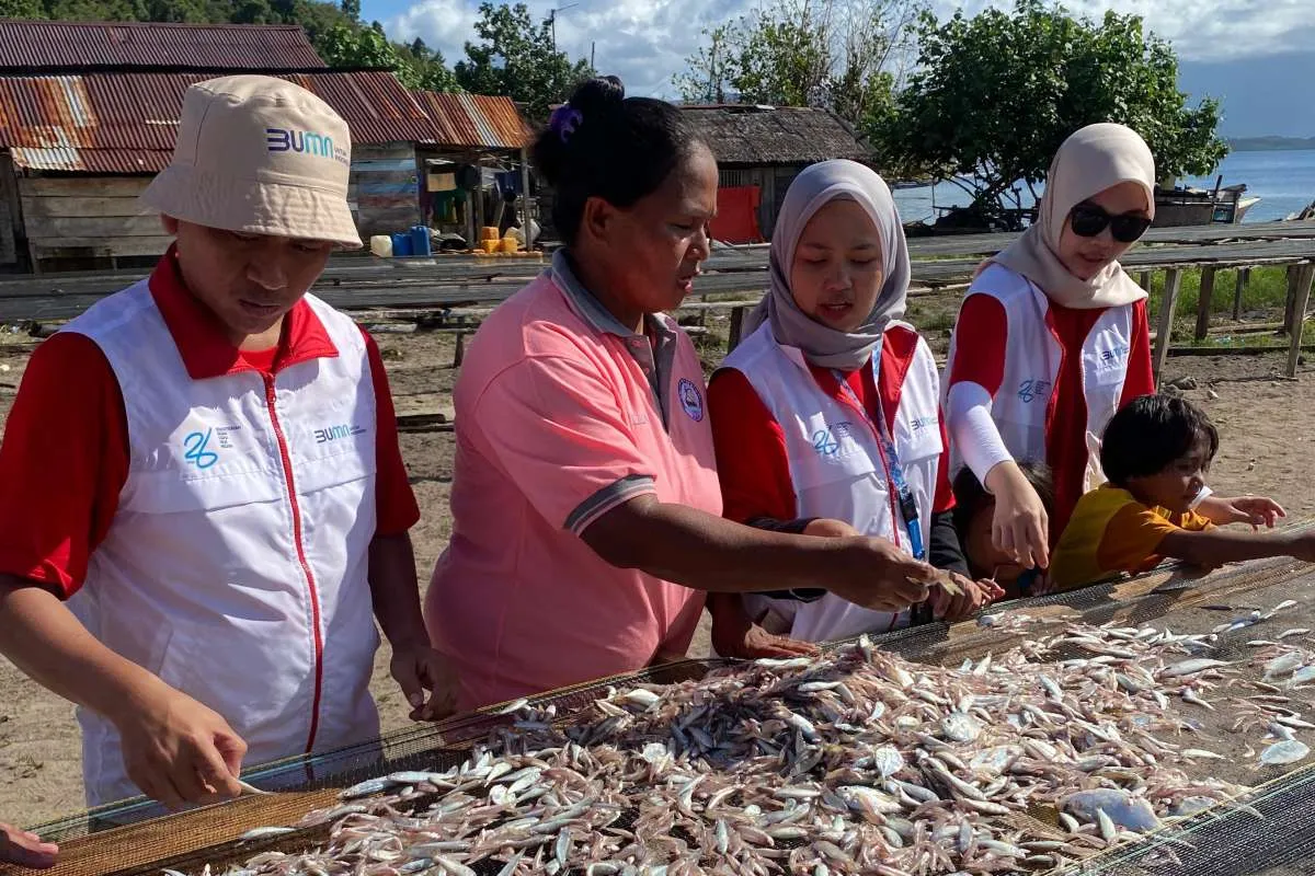 Antam dan MIND ID Laksanakan Bakti BUMN untuk Indonesia di Halmahera
