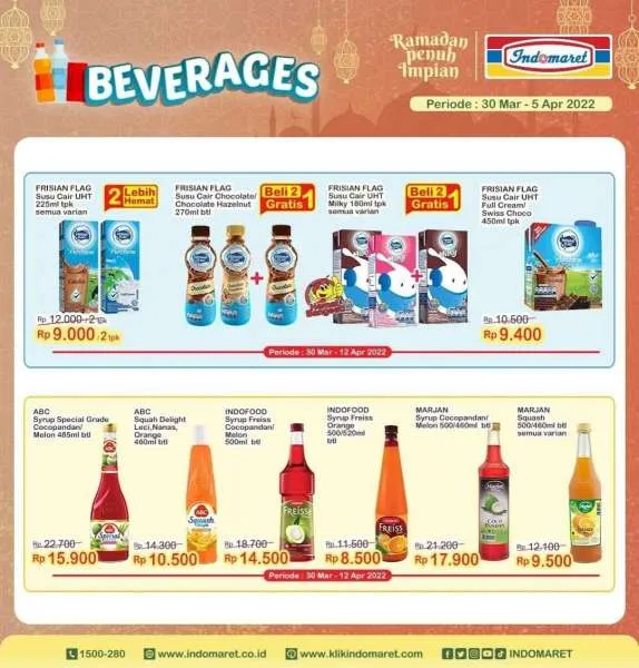 Promo Indomaret Super Hemat Periode 30 Maret-5 April 2022