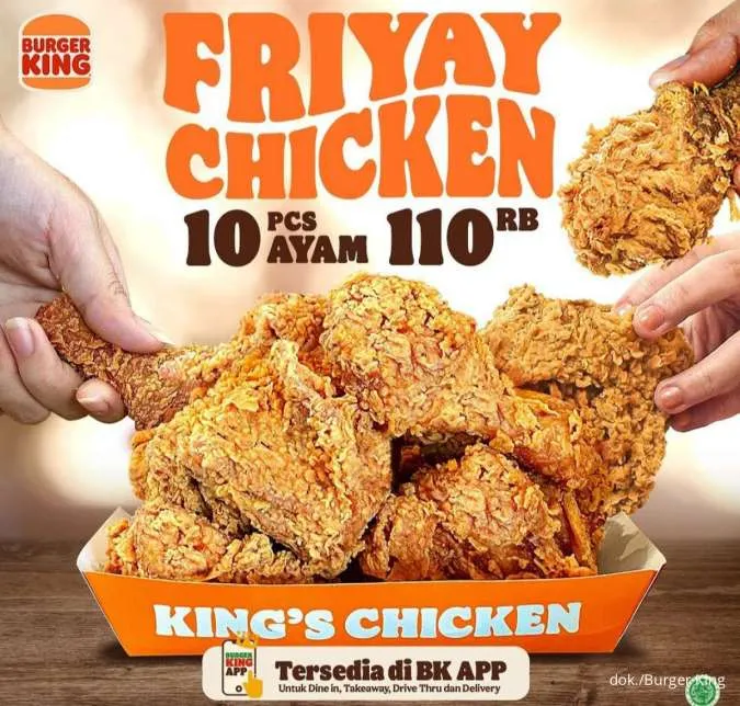 Promo Burger King Friyay Chicken