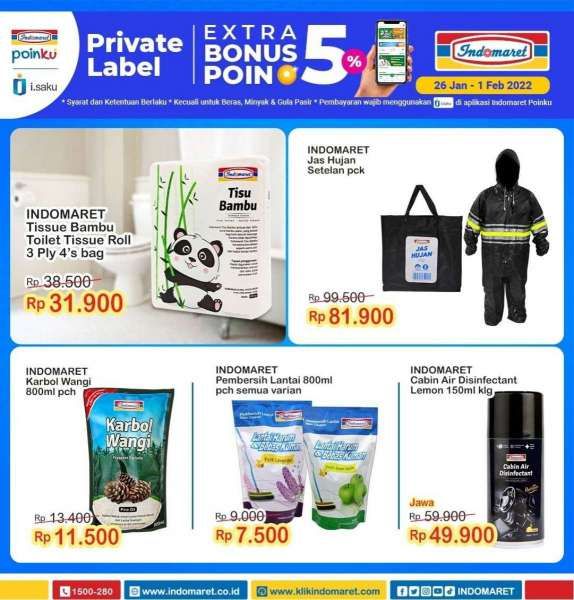 Promo Indomaret Super Hemat Mingguan Terbaru 26 Januari-1 Februari 2022