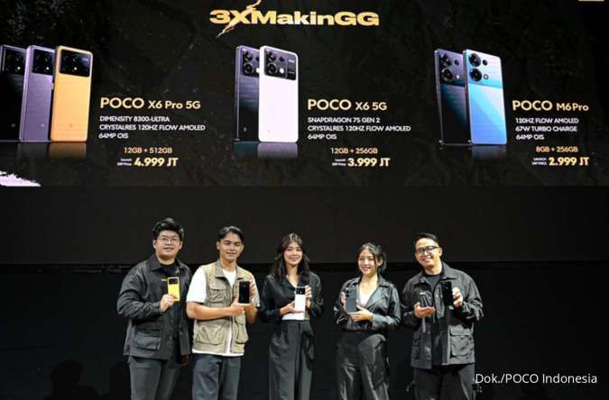 Daftar Harga POCO X6 Pro 5G, POCO X6 5G, dan POCO M6 Pro Indonesia