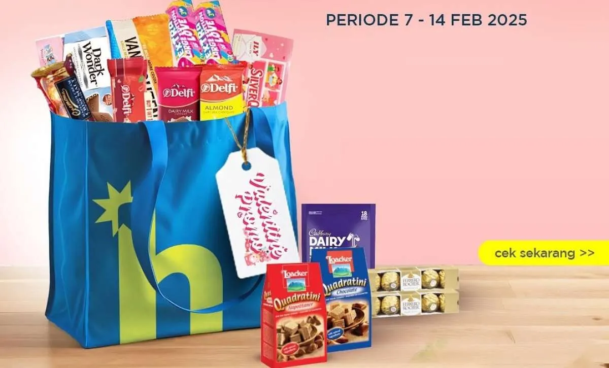 Promo Valentine di Hypermart sampai 14 Februari 2025, Ferrero Rocher Diskon Rp 87.990