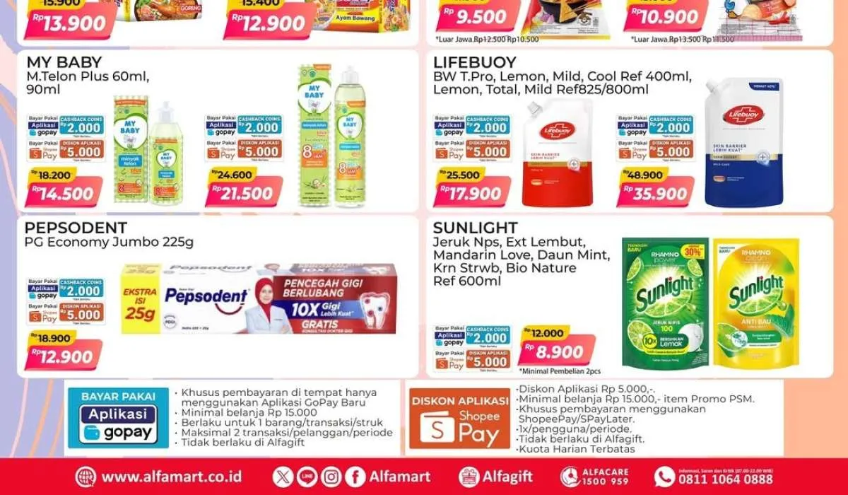 Promo PSM Alfamart 1-7 Desember 2025, Lifebuoy Hingga Pepsodent Lebih Hemat
