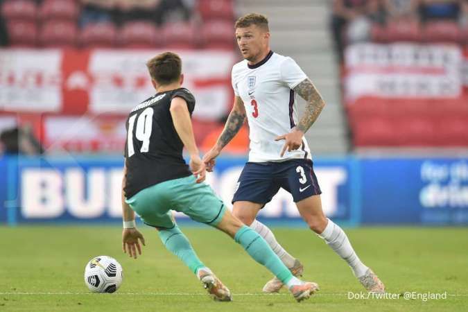Kieran Trippier jelang laga Inggris vs Denmark di semifinal Euro 2020