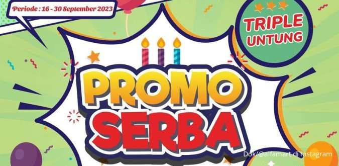 Promo Alfamart Hari Ini 21 September 2023, Promo Serba Rp 24.000 Spesial Ulang Tahun