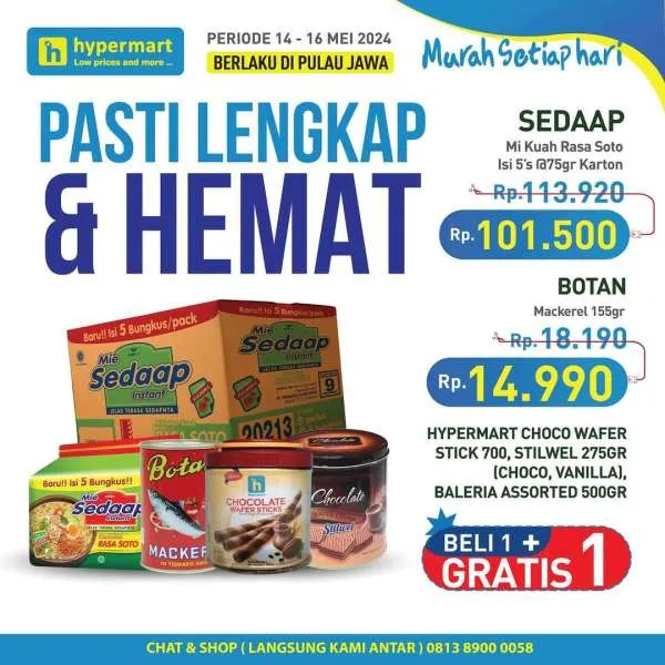 Promo Hypermart Hyper Diskon Weekday Periode 14-16 Mei 2024