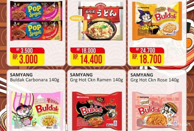 Promo Alfamart Periode 16-30 September 2025, Mi Instan-Frozen Food Harga Spesial