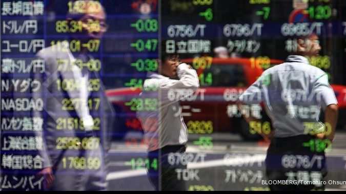 Bursa saham Jepang melambung di sesi I