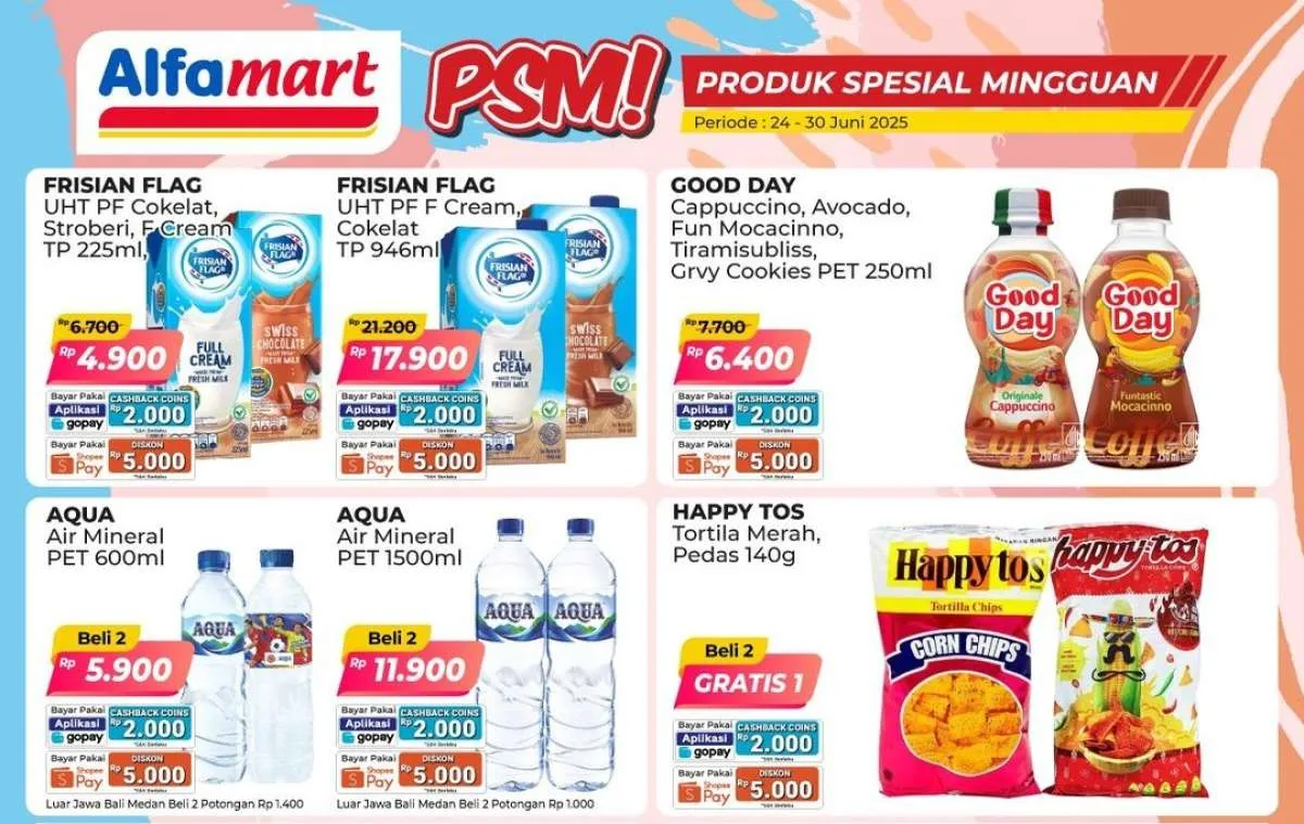 Promo PSM Alfamart 24-30 Juni 2025, Frisian Flag dan Good Day Lebih Murah