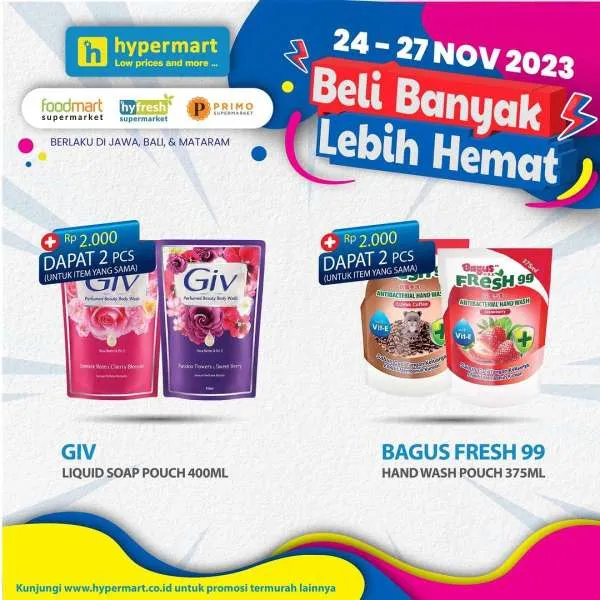 Promo Hypermart Beli Banyak Lebih Hemat Periode 24-27 November 2023
