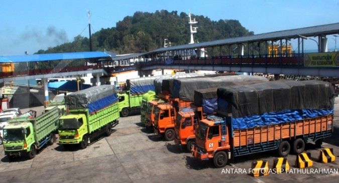 Pagi ini, arus mudik di pelabuhan Merak lancar