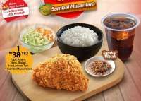 Promo HokBen Fried Chicken Sambal Nusantara, Bebas Pilih Sambal Mulai Rp 38.000-an