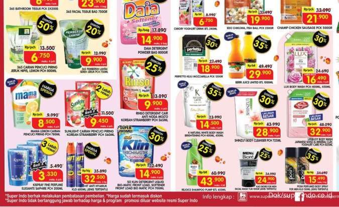 Promo Superindo Weekday 13 November 2024, Beli Mama Lemon & Tropical Harga Spesial
